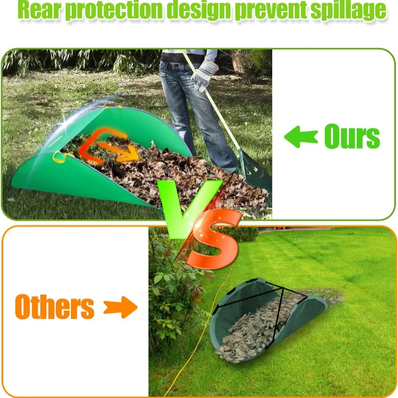 Pop-up Leaf Bag Weeds Collection Container Garden Leaves Flowers Waste Storage Bag Large Capacity Fallen Leaves Garbage Bags New