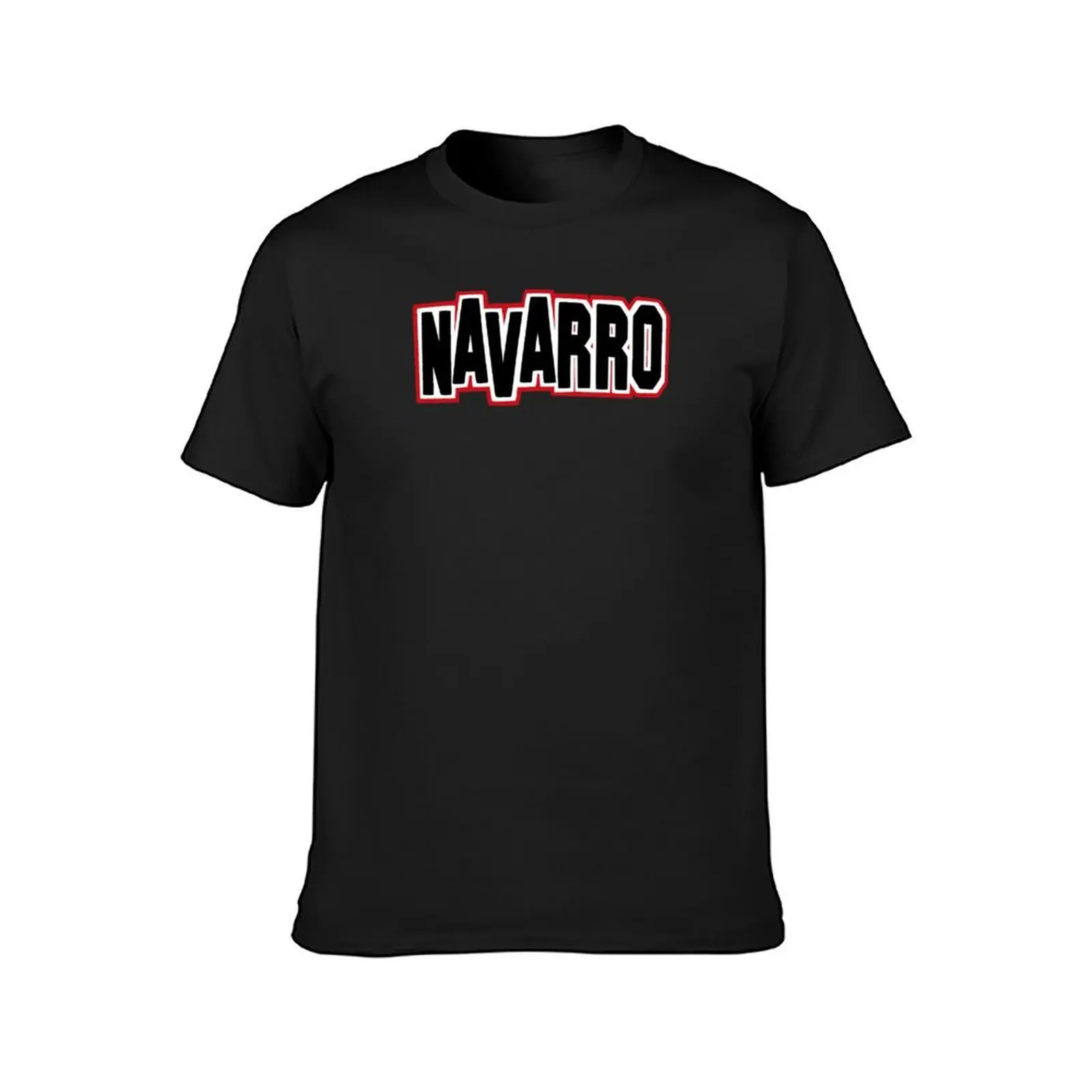 Navarro Cheer Logo - Black T-Shirt animal prinfor boys Aesthetic clothing sports fans Men's clothing