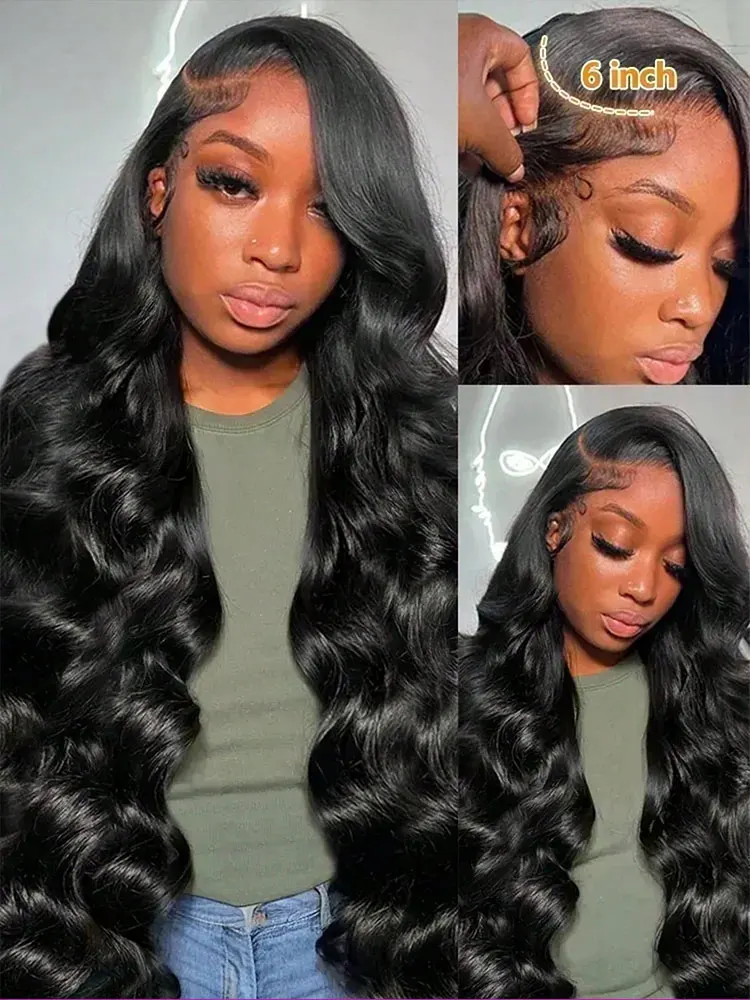 الجسم موجة الدانتيل الجبهة الباروكات 13x4 13x6 الدانتيل الشفاف إغلاق شعر مستعار 5x5 غلوليس شعر مستعار شعر الإنسان الدانتيل الباروكات الأمامية 250% 0 الكثافة