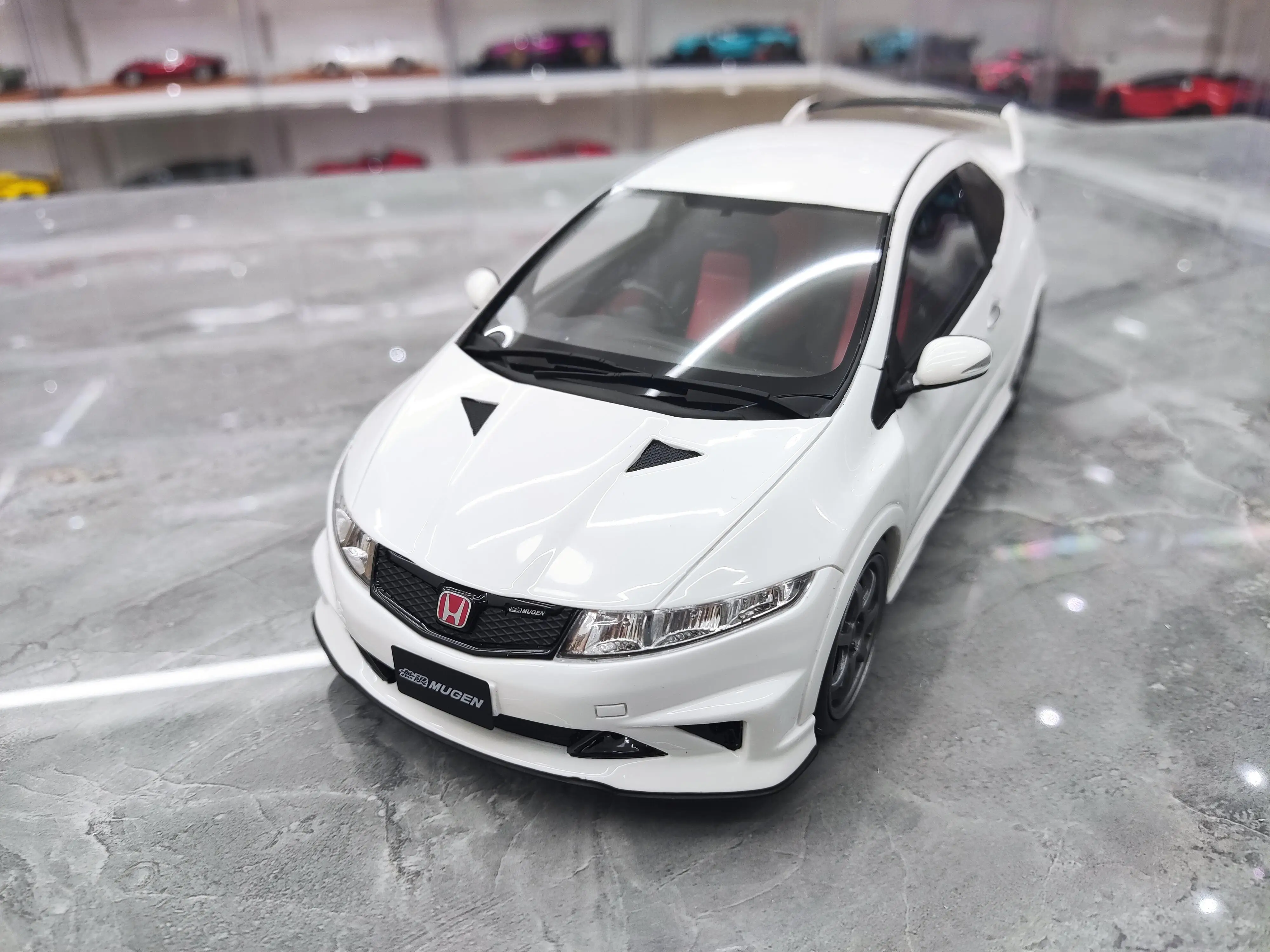 OTTO 1:18 For CIVIC FN2 TYPE R 2009 JDM Limited to 2000 Sets Simulation Resin Alloy Static Car Model Toy Gift