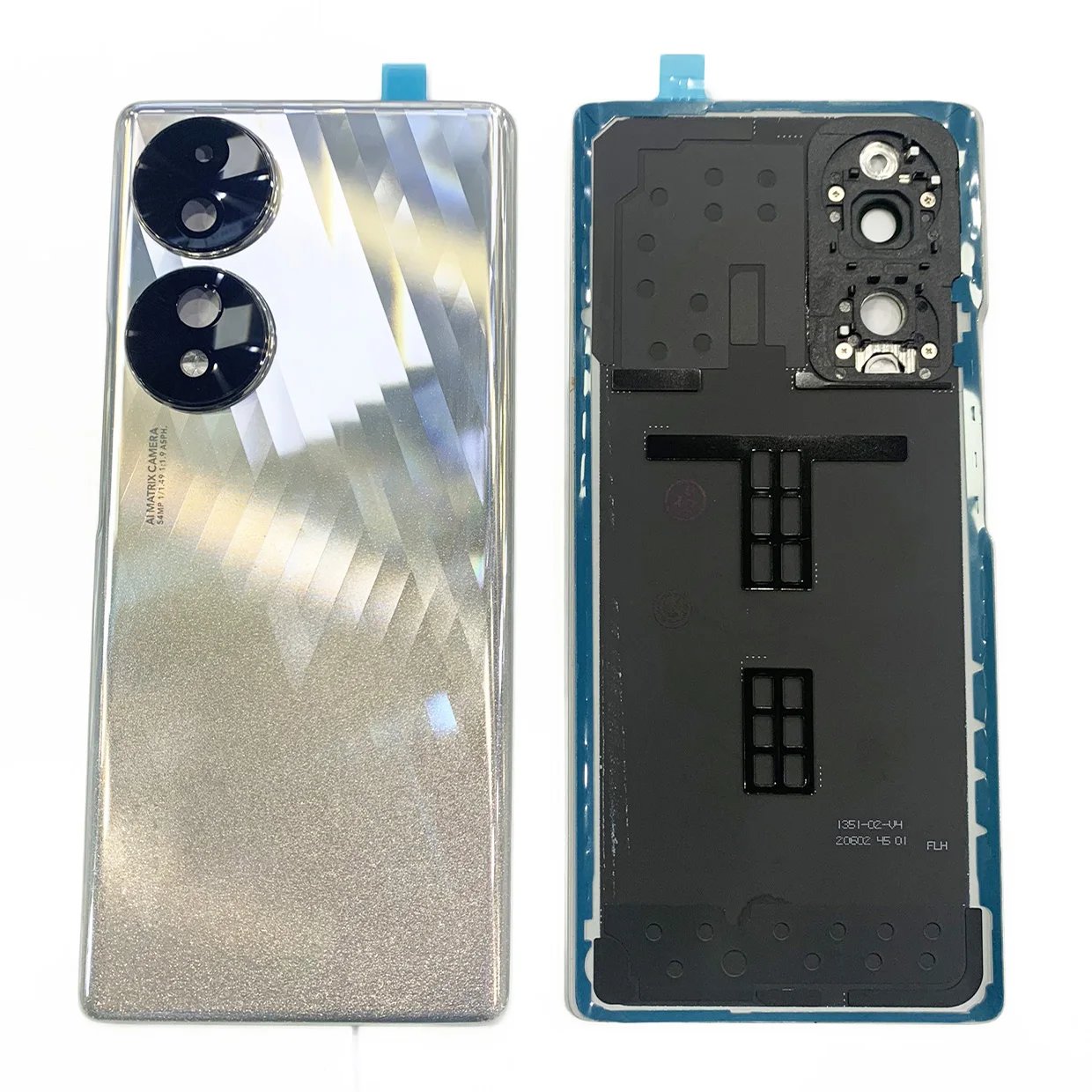 New Rear Battery Cover Housing Door For Honor 70 Back Cover Chassis Camera Lens + Adhesive Smartphone Repair Parts