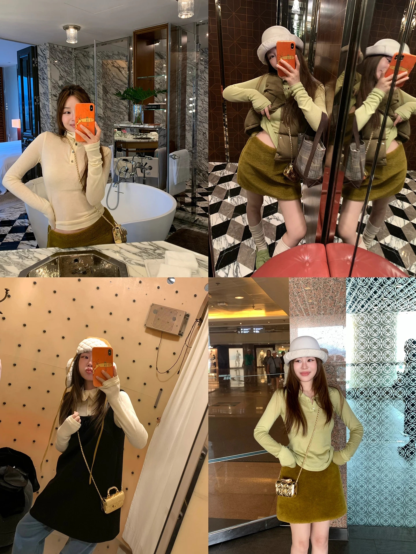 

Soft High Collar Base irt Ladies Long T with f Button Door Design Commute Sle Slim Fit Wool Blend Long Sve