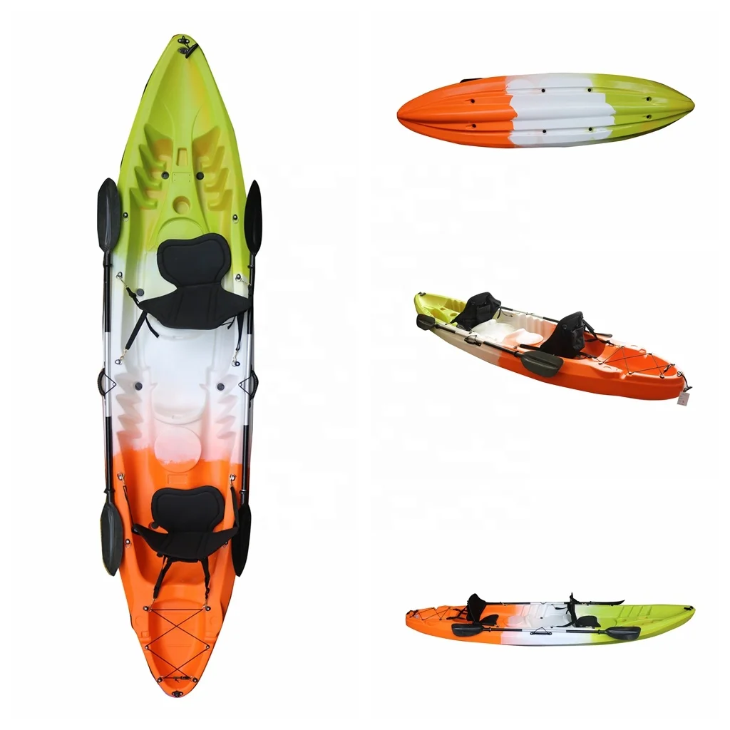 Fishing Kayak Sit On Top Boat 3 Person Kayak Sport Vicking Hot Selling Family CE LLDPE Drop Stitch Kayak 3 Person