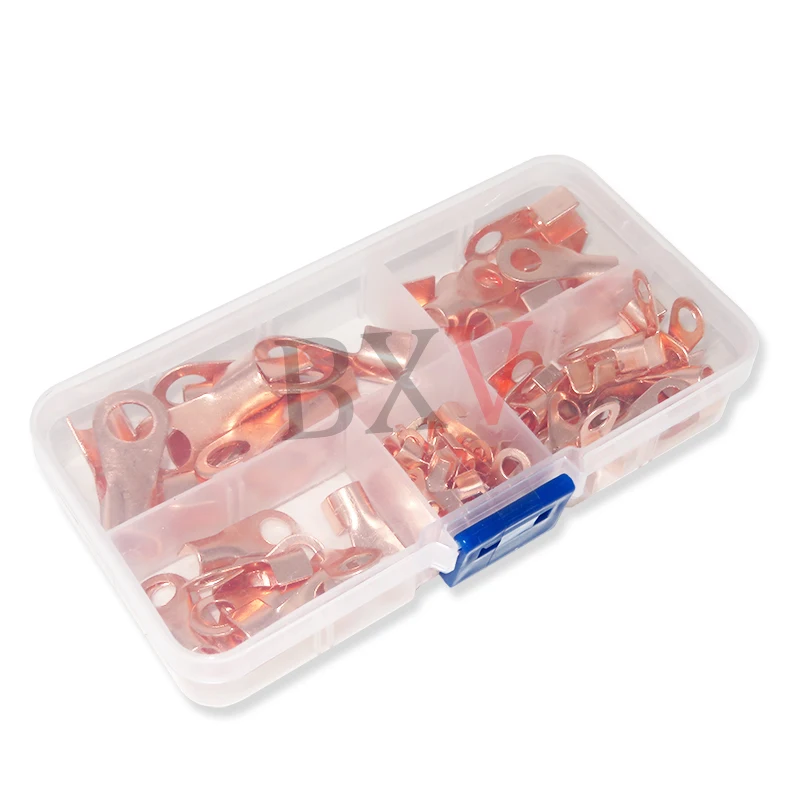 80Piece Cable Connector Copper Battery Terminal Open Lugs Wire Terminals Mayitr OT-3A OT-10A OT-20A OT-40A OT-60A Wire Terminals