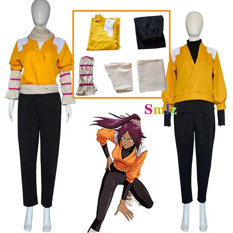 2 Style Shihouin Yoruichi Cosplay Anime Bleach Cosplay Costume Halloween Clothing