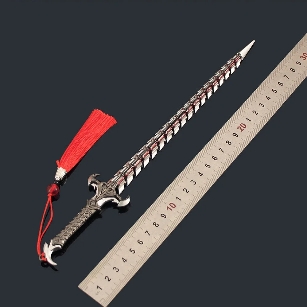 30 سنتيمتر/11.81in ثعبان شفرة سلاح لعبة Kinfe لعبة الطرفية المعادن كاتانا سيف ساموراي نموذج التدريب في الهواء الطلق سطح المكتب الحرف اللعب #5