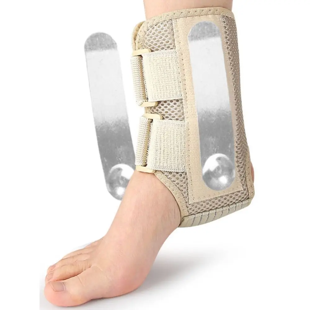 

Spring Bar/Aluminum Plate Sports Ankle Support Elastic Adjustable Double-sided Support Compression Ankle Sleeve Soft