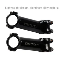 UNO Ultralight Bike Stem 7/17 Degrees MTB Mountain Road Bicycle Stem 31.8mm 60 -130mm 6061 Aluminum Alloy MTB Bicycle Parts