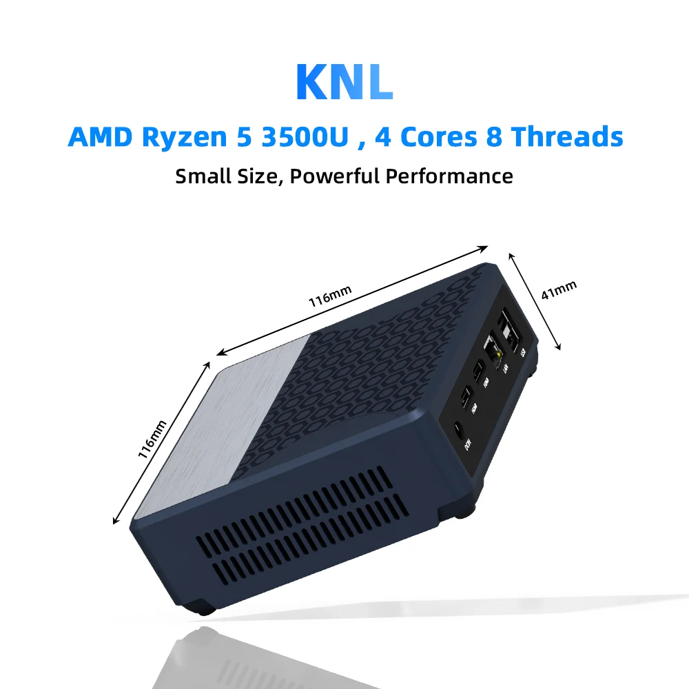

Мини-ПК YCTipc с процессором AMD Ryzen 5 3500U, 4 ядра, 8/16 ГБ ОЗУ DDR4, 256/512 ГБ SSD, 2400 МГц, Wi-Fi 5, BT 4.2, HD, игровой настольный компьютер