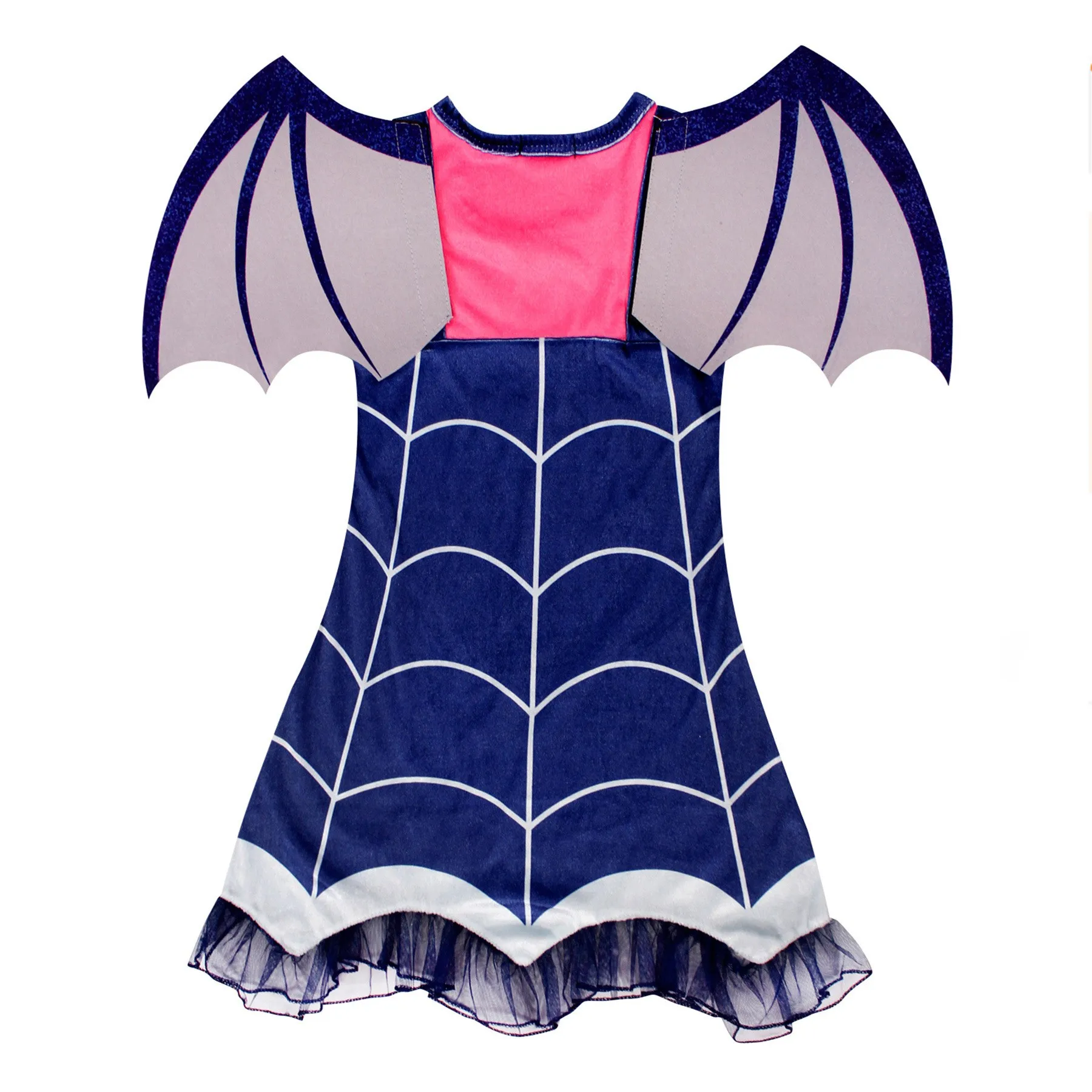 Disney Vampirina Cosplay Dress With Wings Princess Dress Up Christmas Halloween Carnival Girls All Saints' Da Disguise Vampire