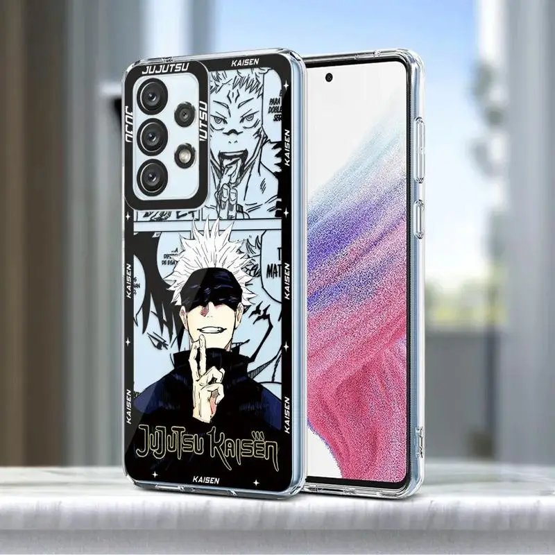 Anime J-Jujutsu Kaisen Phone Case for Samsung Galaxy A13 A14 A32 A11 A53 A34 A33 A12 A54 A73 A23 A42 A22 A72 Cover