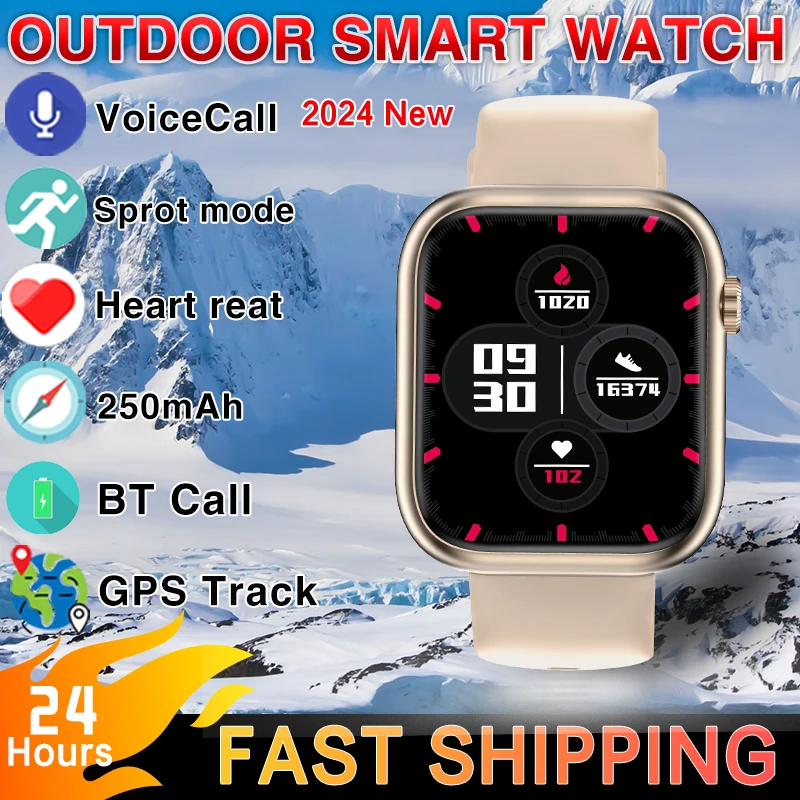 

Новинка 2024, Смарт-часы для мужчин и женщин Huawei Xiaomi, Bluetooth, пульсометр, измерение температуры, спортивный трек, водонепроницаемые Смарт-часы IP67