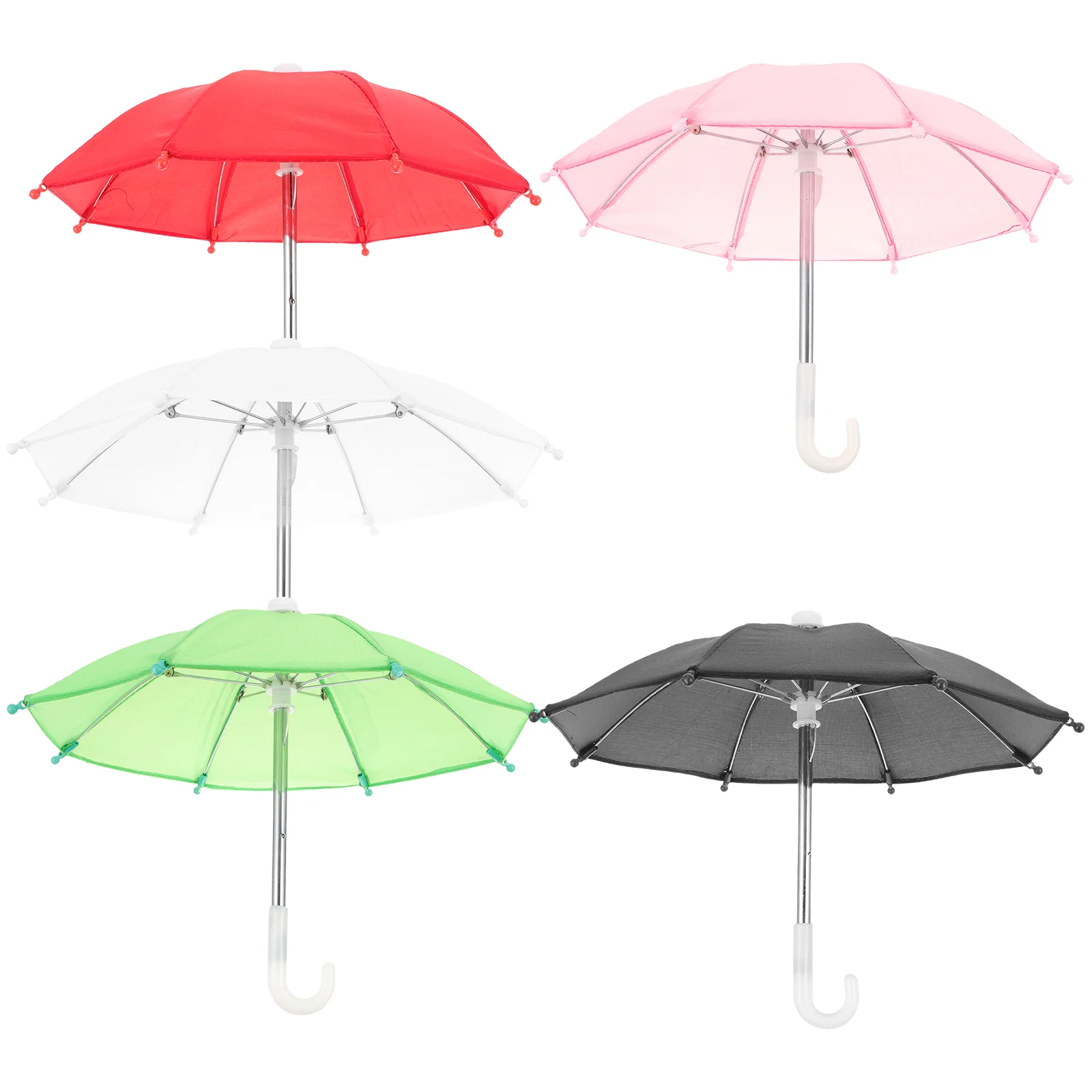 

5pcs 18 Miniature Umbrella 43cm Shafu Toy Accessory Kids Play Miniature House Decor Elegant Tabletop