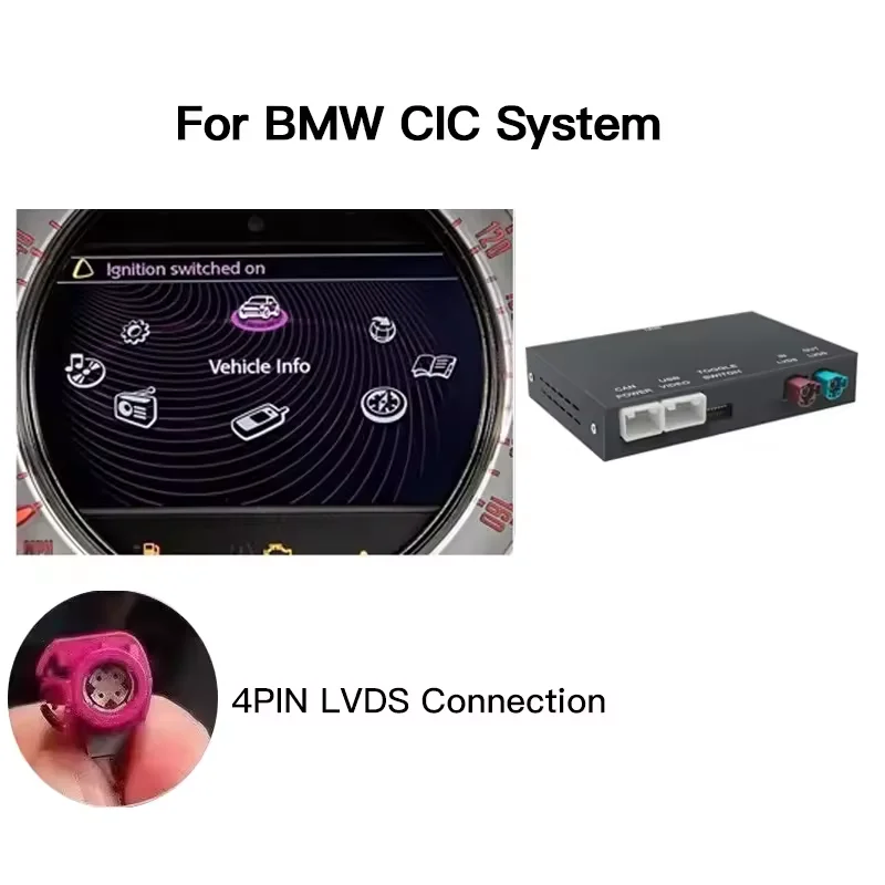 CARABC Draadloze carplay Android Auto Voor BMW Mini Cooper NBT CIC R55 R56 R57 R58 R59 R60 R61 AirPlay Spiegel Link Functie DOOS