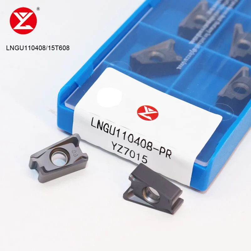 CNC LNGU110408 LNGU15T608 Carbide Square shoulder Milling Cutter Inserts For Genernal Milling Cutter Materail K.P.M