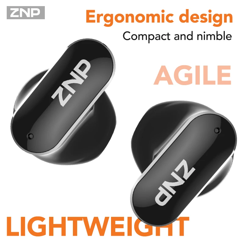ZNP N04 TWS Wireless Earbuds With Touch Screen Bluetooth AI Translation Headphones Comfort Fit Noise Reduction Earphones - view 5