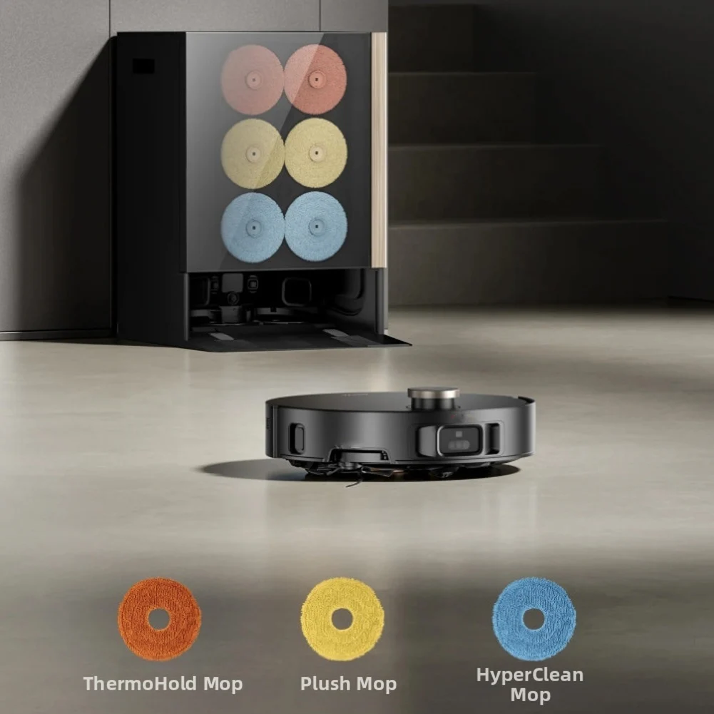 Mop Cloth Set Robotic Mop Pads Home Floor Cleaning Heat-lock Cleaning ThermoHold Technology HyperClean Performance