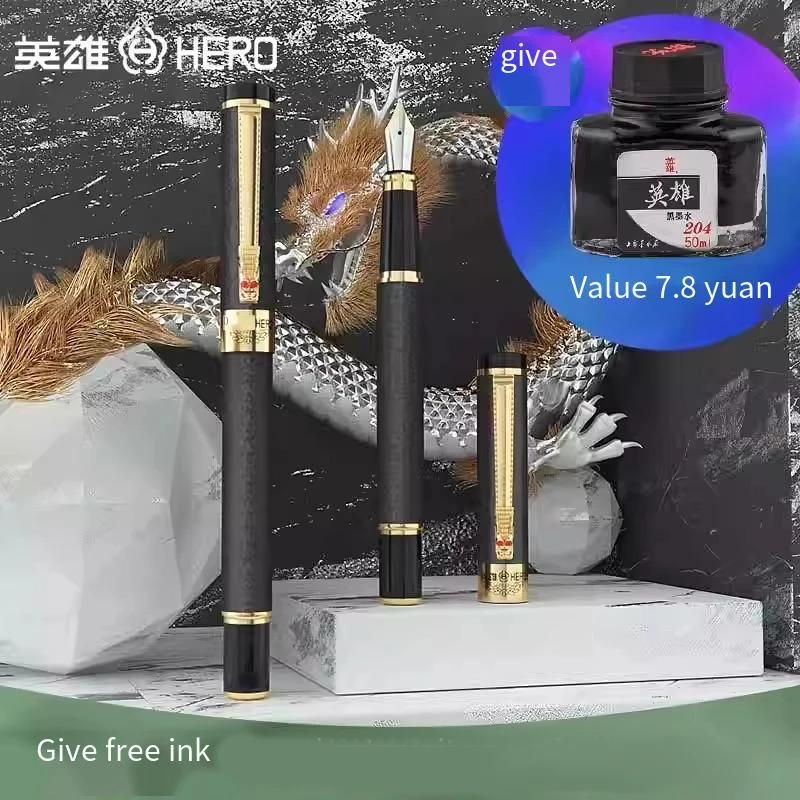 مجموعة هدايا أقلام حبر Hero 6006 - قلم تنفيذي غير لامع، قلم عمل معدني ممتاز للبالغين، كتابة سلسة، هدية للمعلم #1