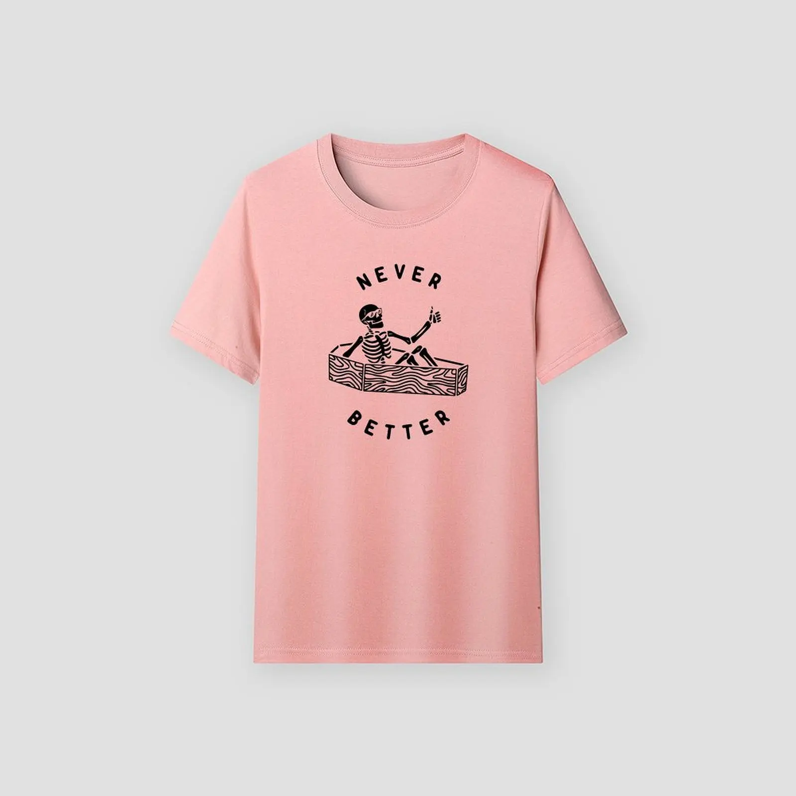 Y2k أزياء المرأة جولة الرقبة قصيرة الأكمام رقيقة فضفاضة عارضة مريحة مضحك الهيكل العظمي تي شيرت مطبوع تي شيرت امرأة الملابس #4