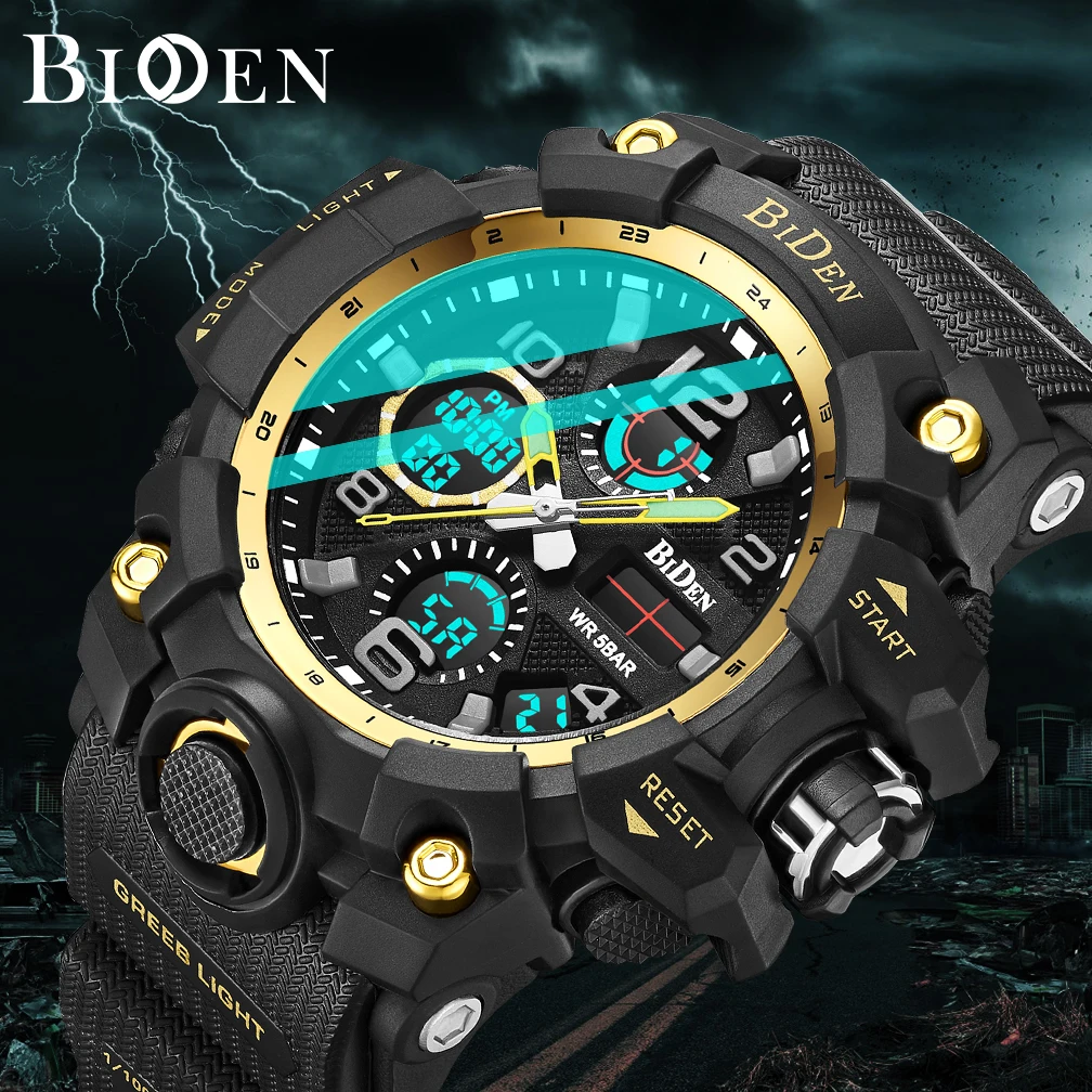 Biden waterproof sport quartz watch for man