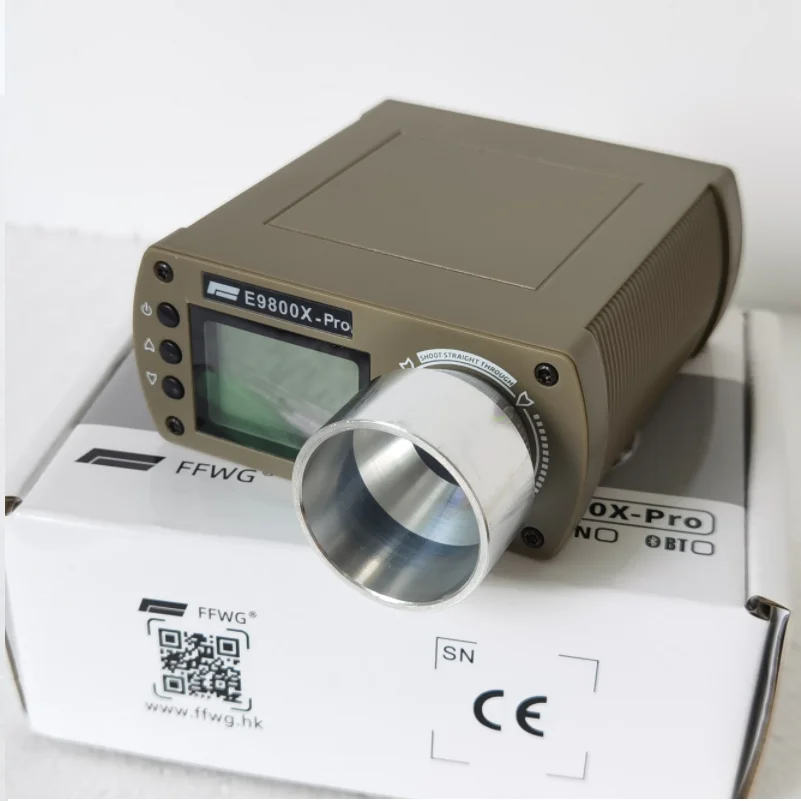 E9800X-Pro Bullet Firing Speed ​​Chronograph LCD Chronoscope is een verbeterde versie van de E9800X Speed ​​Tester-meetinstrumenten