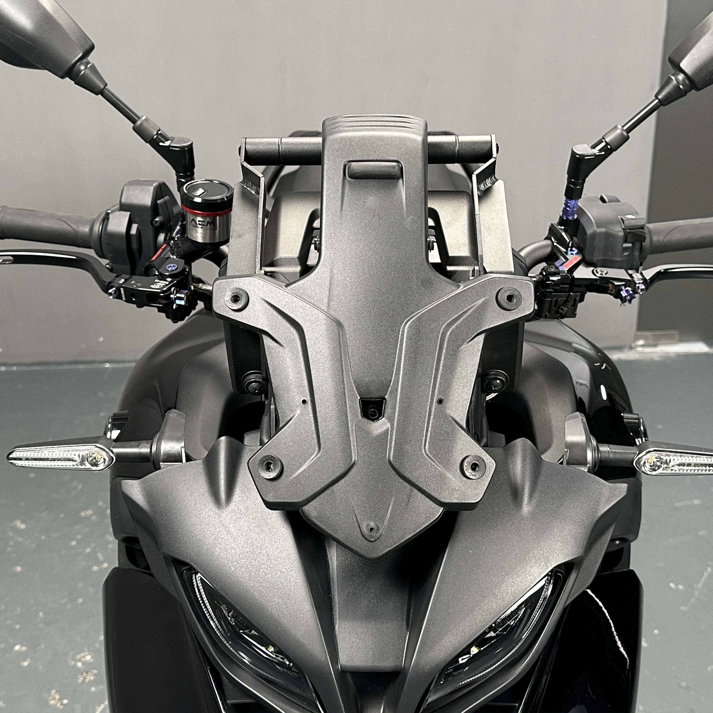 For Yamaha Tracer 9 GT+ 9GT Plus Motorcycle Phone Stand Holder GPS Navigation Bracket Plate Extension Bar Navigation Bracket