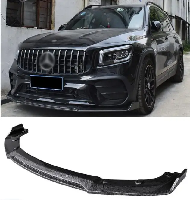 

For Mercedes-Benz GLB180 GLB200 X247 AMG 2020 2021 2022 High Quality ABS Car Front Bumper Splitters Lip Spoiler