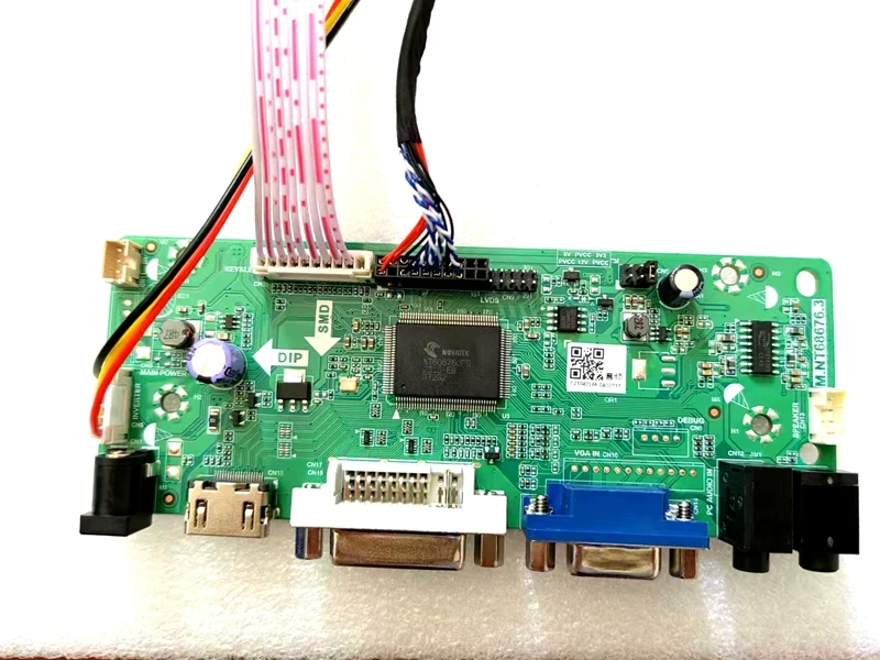 Imagem -02 - Yqwsyxl-kit de Controle e Placa de Monitoramento com Tela Lcd Hdmi Dvi e Vga Led