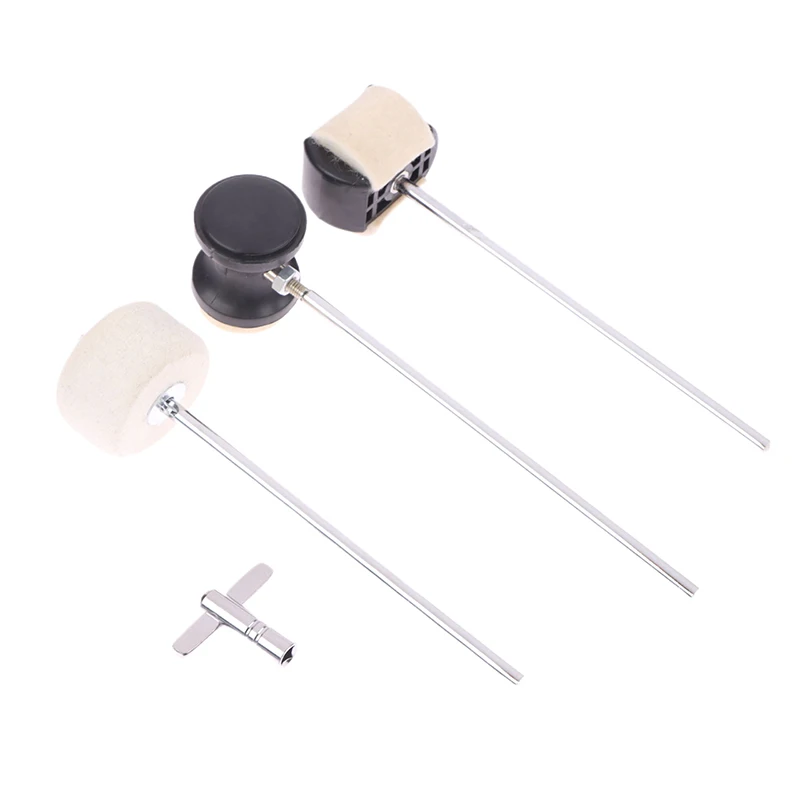 Bass Drum Pedal Beater Percussion Marching Band Zubehör Metalls chaft Bass Drum Pedal Mallet Drum Upgrade Ersatz