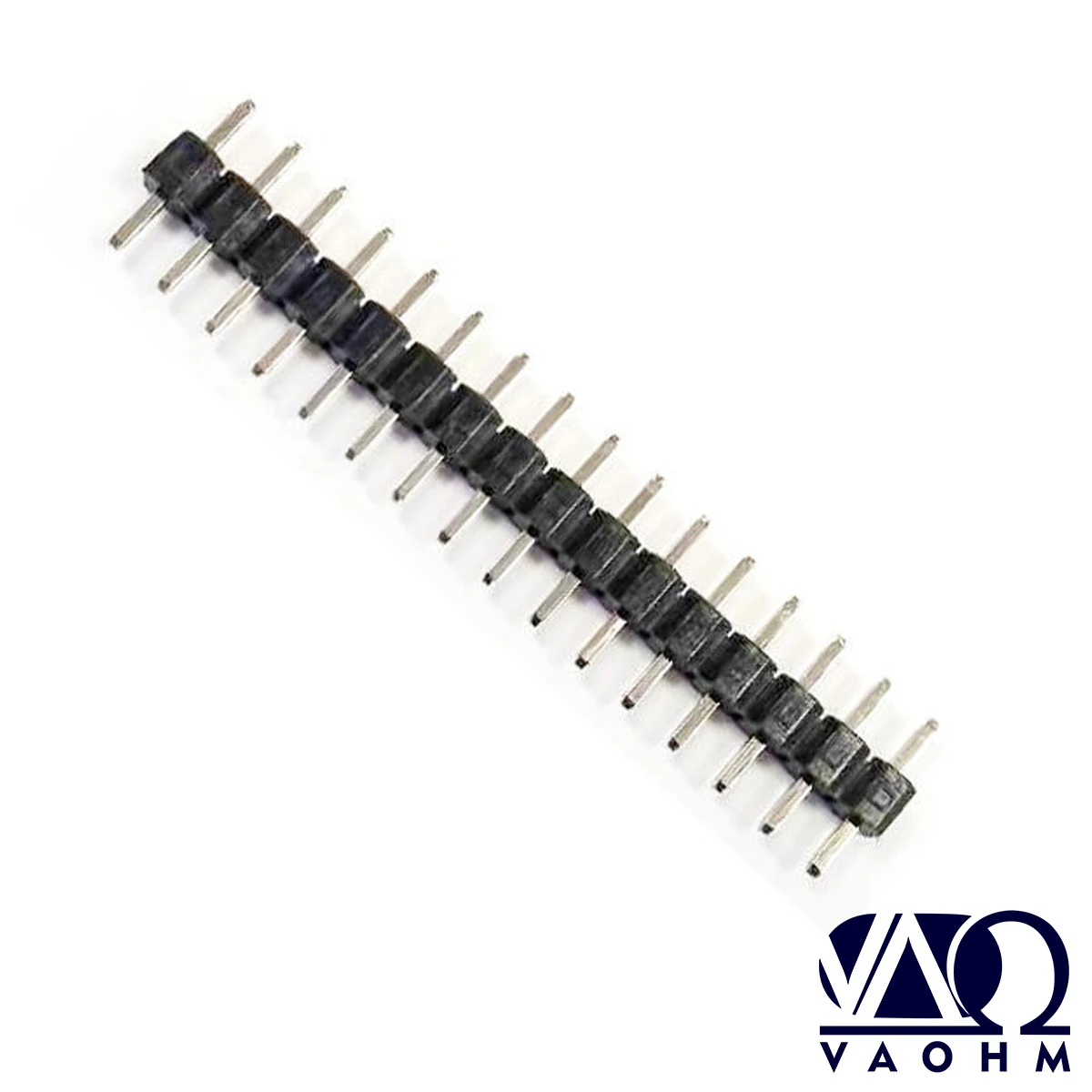 100PCS 2.54mm Pin Header Straight Angle (180°) 11P 12P 13P 14P 15P