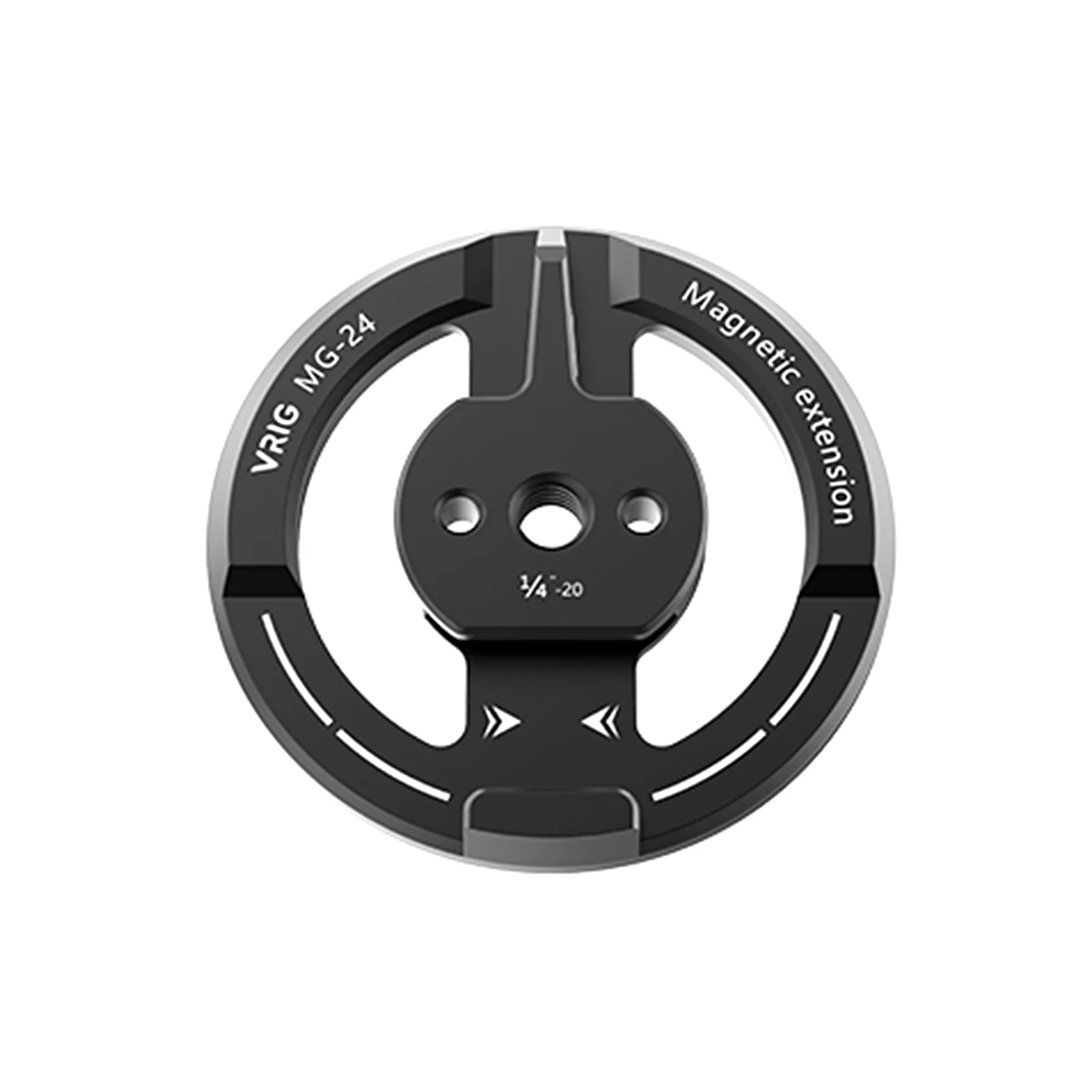 

for Magsafe Magnetic Phone Tripod Mount Adapter with Cold Shoe W/ Adhesive Magnetic Ring 1/4” Screw Hole for Ball Head/Tripod