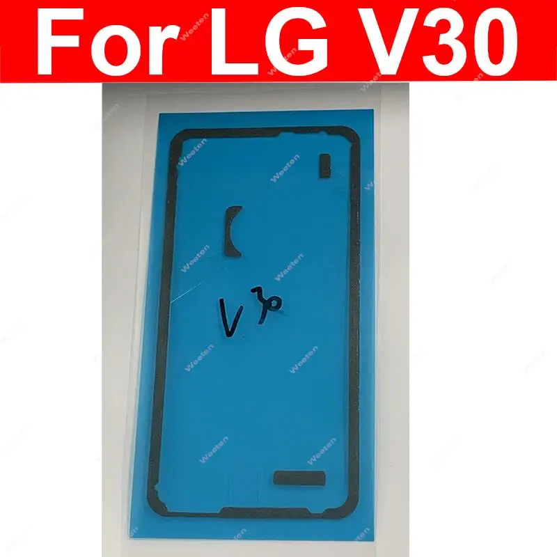 Rückseite Batterie abdeckung Kleber Aufkleber für LG V30 plus V35 V40 V50 V50S V60 Thinq Samt 5g Batterie tür Gehäuse Klebeband