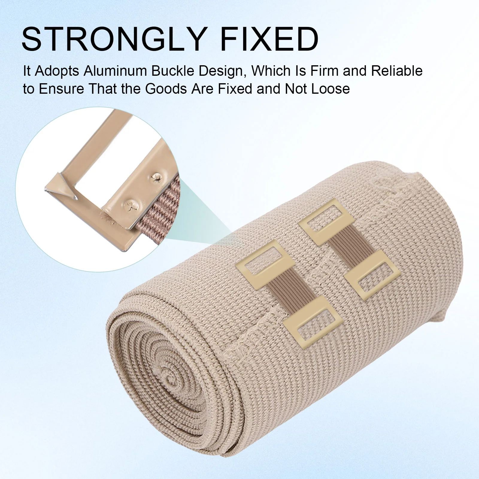 50 Pcs Aluminum Buckle Bandage Grab Clips for Bandages Stretch Replacement Medical Grips Compression Fastening