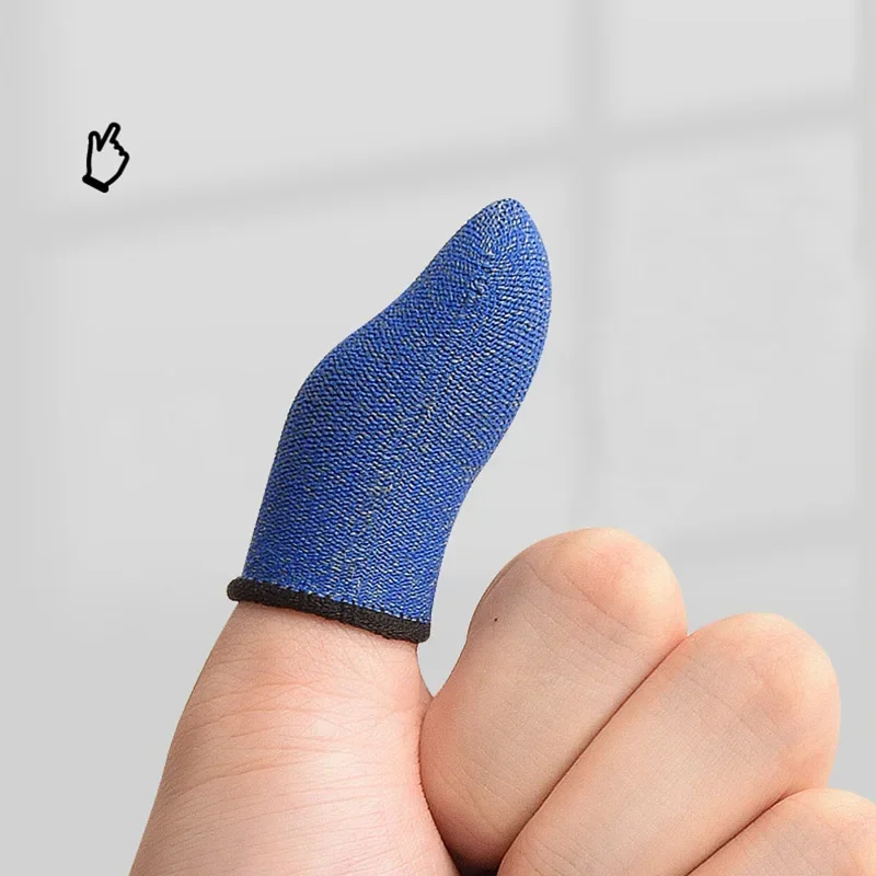 5/10Pairs غطاء الاصبع أذرع التحكم في ألعاب الفيديو ل PUBG مقاوم للعرق غير قابل للخدش الحساسة شاشة تعمل باللمس الألعاب إصبع الإبهام كم قفازات