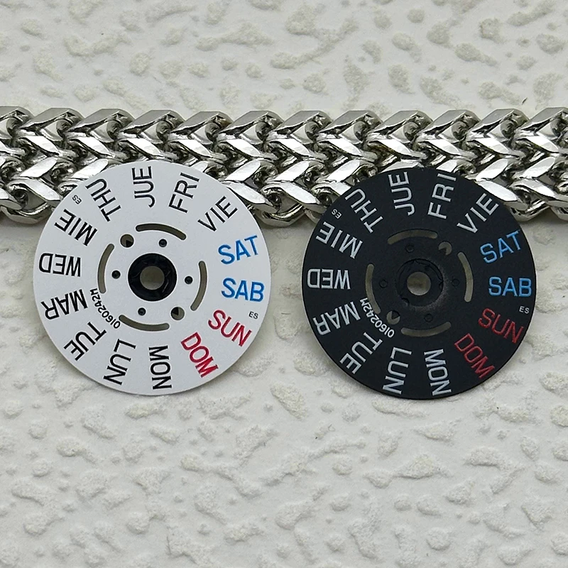 NH36 NH35 Movement Dial Japanese Kanji Day 3.0H 3.8H 4.1H Dial Mechanical Movement NH35a NH36a Day Dial Wheel Replacement Parts view 6