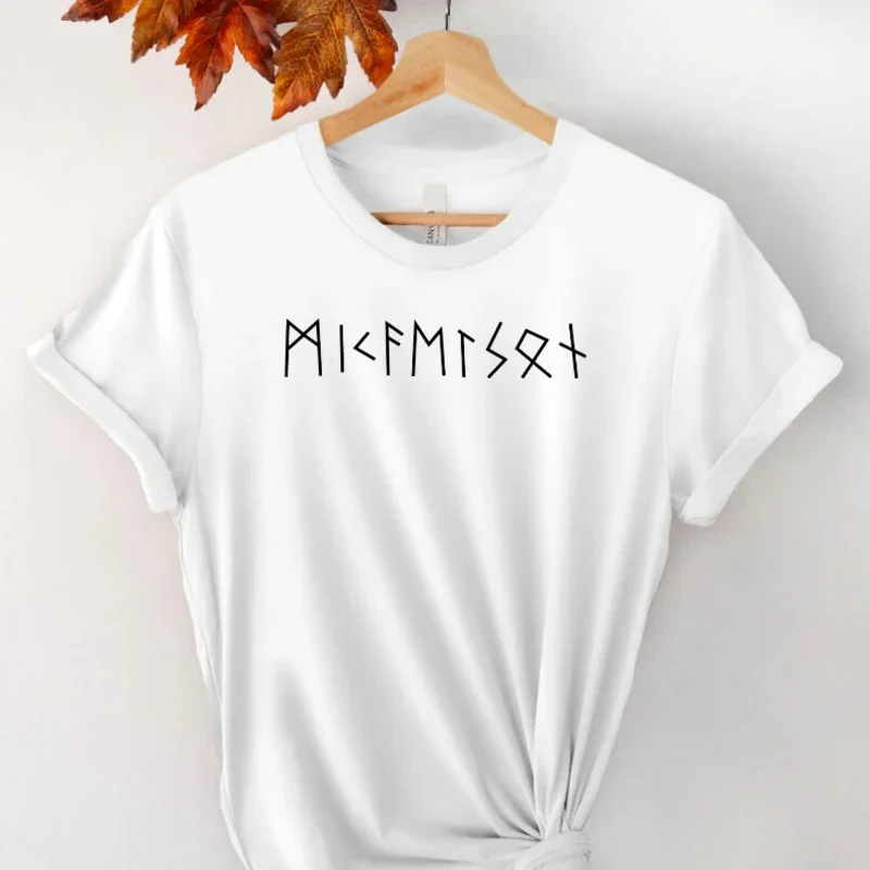 Mikaelson Signature T Shirt Women Summer Round Neck Short Sleeve The Vampire Diaries Woman Print Tshirt Harajuku Tee Shirts