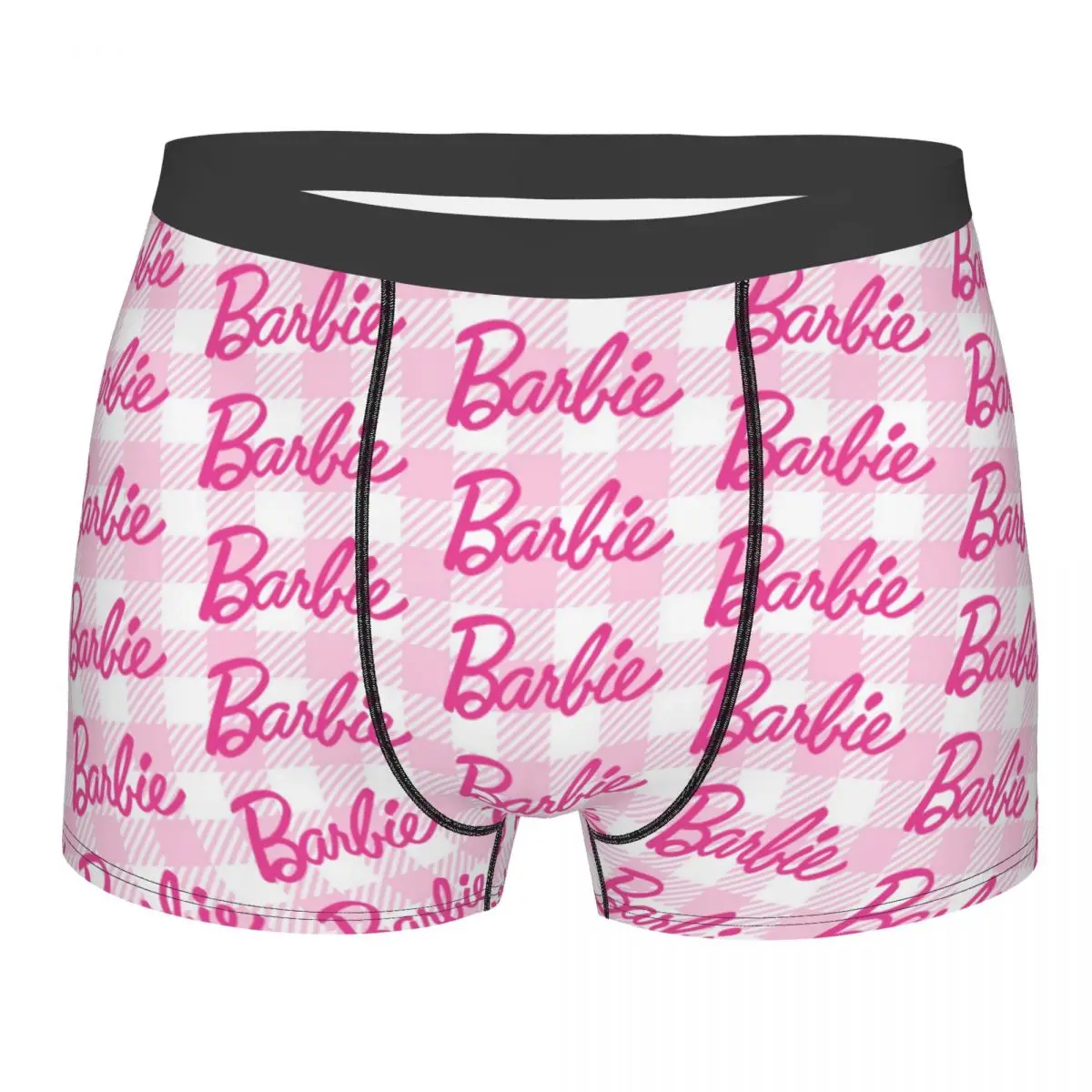 Custom Barbie Underwear Male Printed Boxer Shorts Panties Briefs Soft Underpants