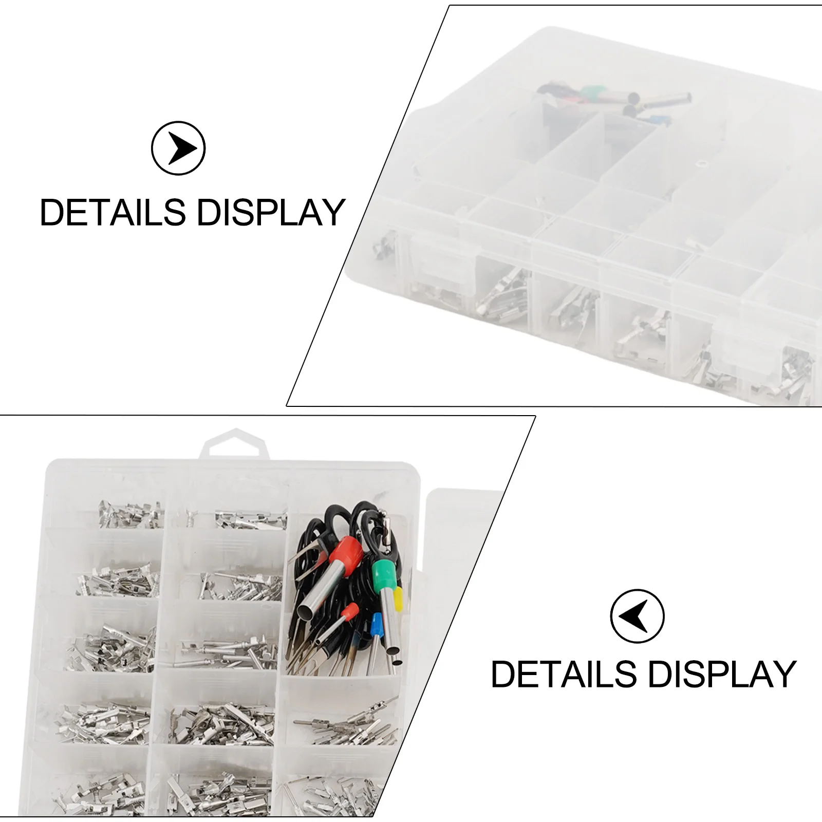 340pcs Car Terminal Pins Wire Harness Kit with Male and Female Pins for Reliable Automotive Electrical Connector Connections