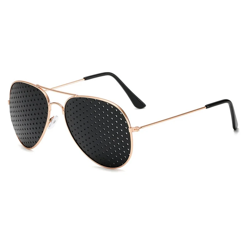 1 stücke Anti-Myopie Pin Hole Brille Loch Sonnenbrille Augen übung Sehkraft verbessern natürliche Heilung Vision Pflege Brille