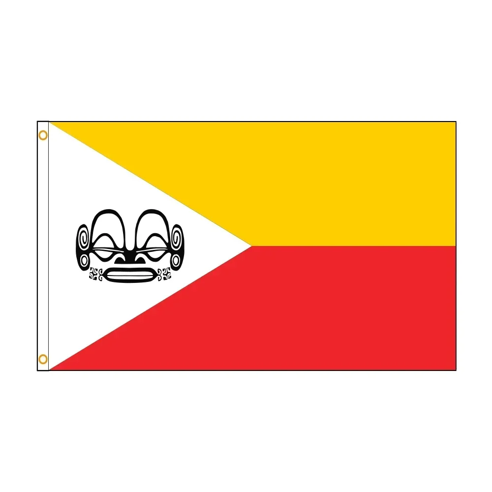 3x5 ft printed flag France Polynesia，Guiana，Occitania，Catalonia，Gambier，Gascogne Drapeau，Tahiti，Marquesas Flag Decorative Banner