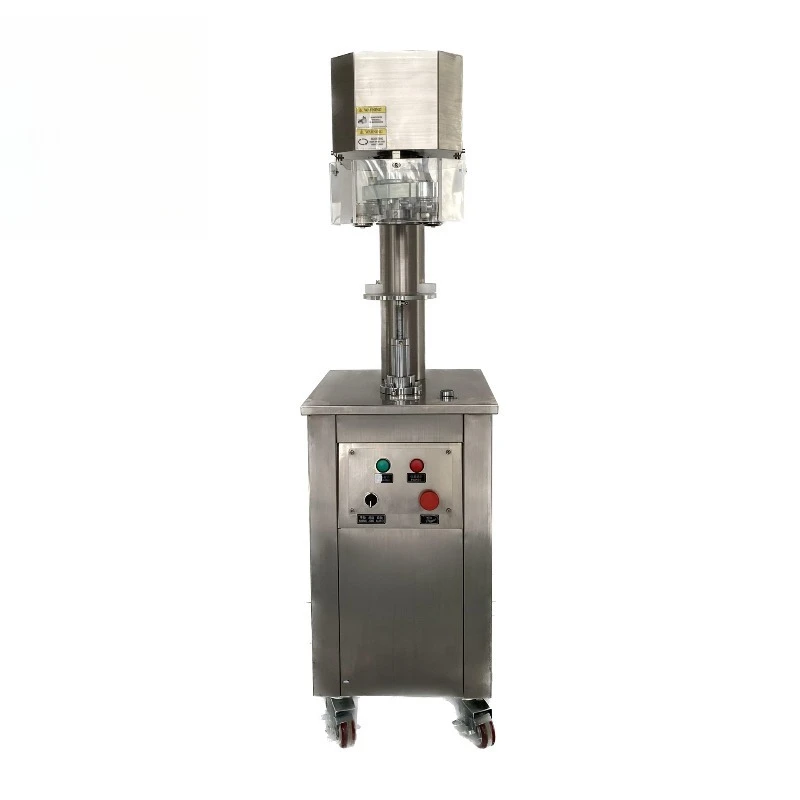 

Can plastic can sealing machine, food can sealing machine