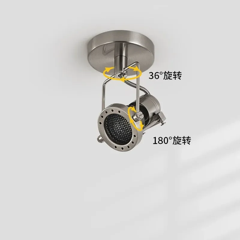 Modern Industrial Ceiling Lamp Bauhaus Style Metal Fixture for Hotel Homestay Cafe Decoration Creative Lighting Design High