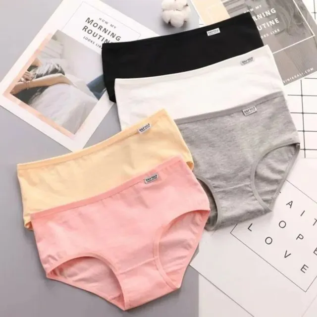 7Pcs/Lot Women's Panties Cotton Plus Size Underwear Girls Briefs Breathable Solid Color Panty Underpant Female Lingerie M-4XL 4 7Pcs/Lot Women's Panties Cotton Plus Size Underwear Girls Briefs Breathable Solid Color Panty Underpant Female Lingerie M-4XL 4