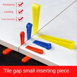 100pcs 0.5-6MM Gap Spacer Wall Leveler Lay Flat Ceramic Floor Tile Leveling Tool Reusable Wedge-shaped Tile Spacer Locator