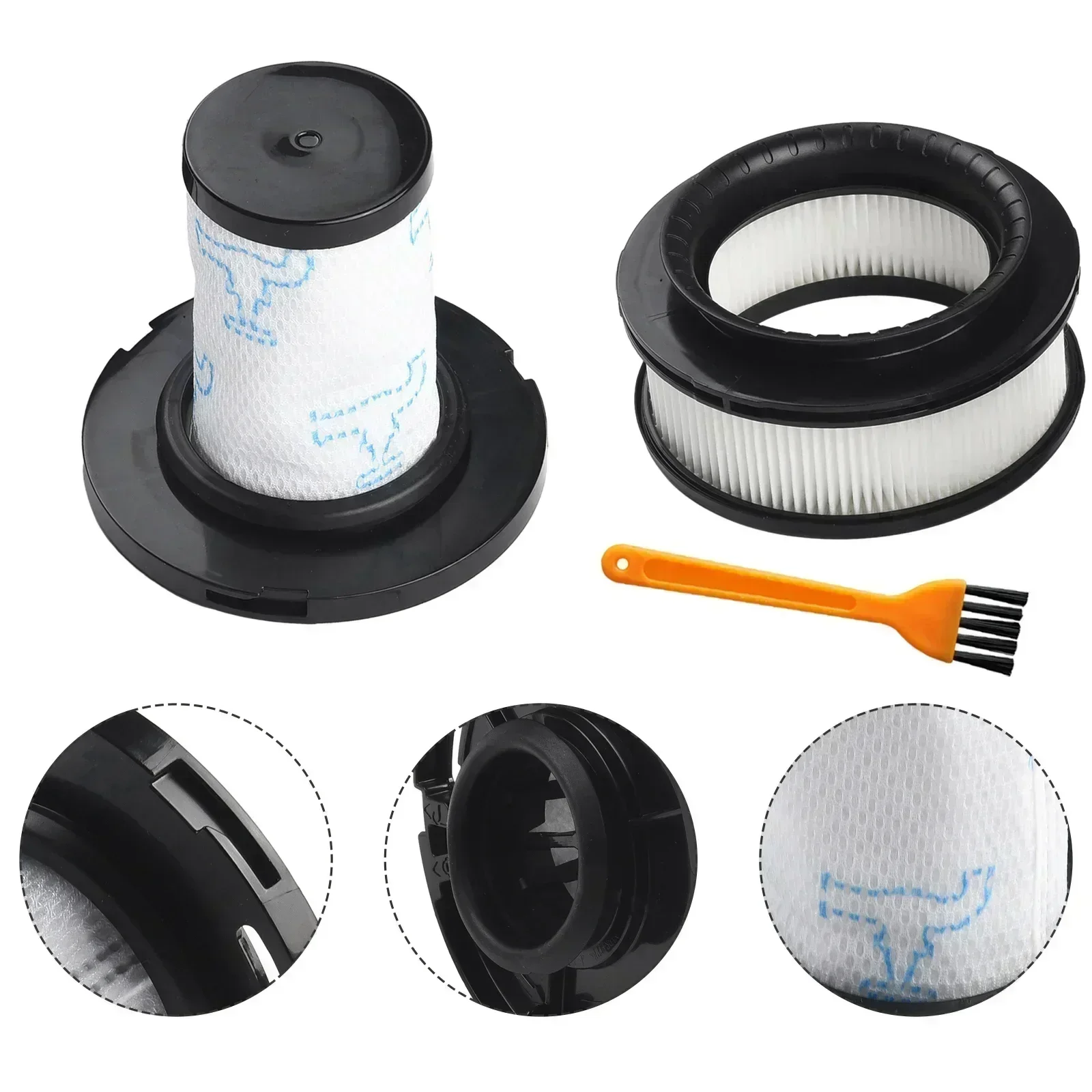 Rowenta Vacuum Cleaner Washable Filter ZR009007 ZR009008 Electric Broom FLEX 11.60/14.60 RH9877-9892WO RH9958/9959WO