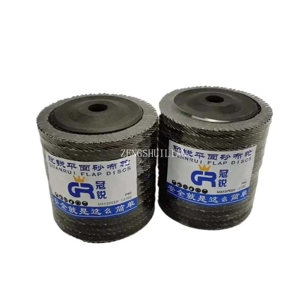 10 peças: roda de lixa plana guanrui 100x16mm disco de moagem de aço inoxidável de 4 polegadas disco moedor de ângulo