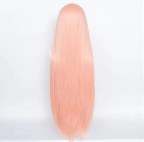 Anime Chainsaw Man Power Wig Cosplay Long Type 2 Color Hair Heat Resistant Makima Power Wigs Props Horns Teeth Wig Cap