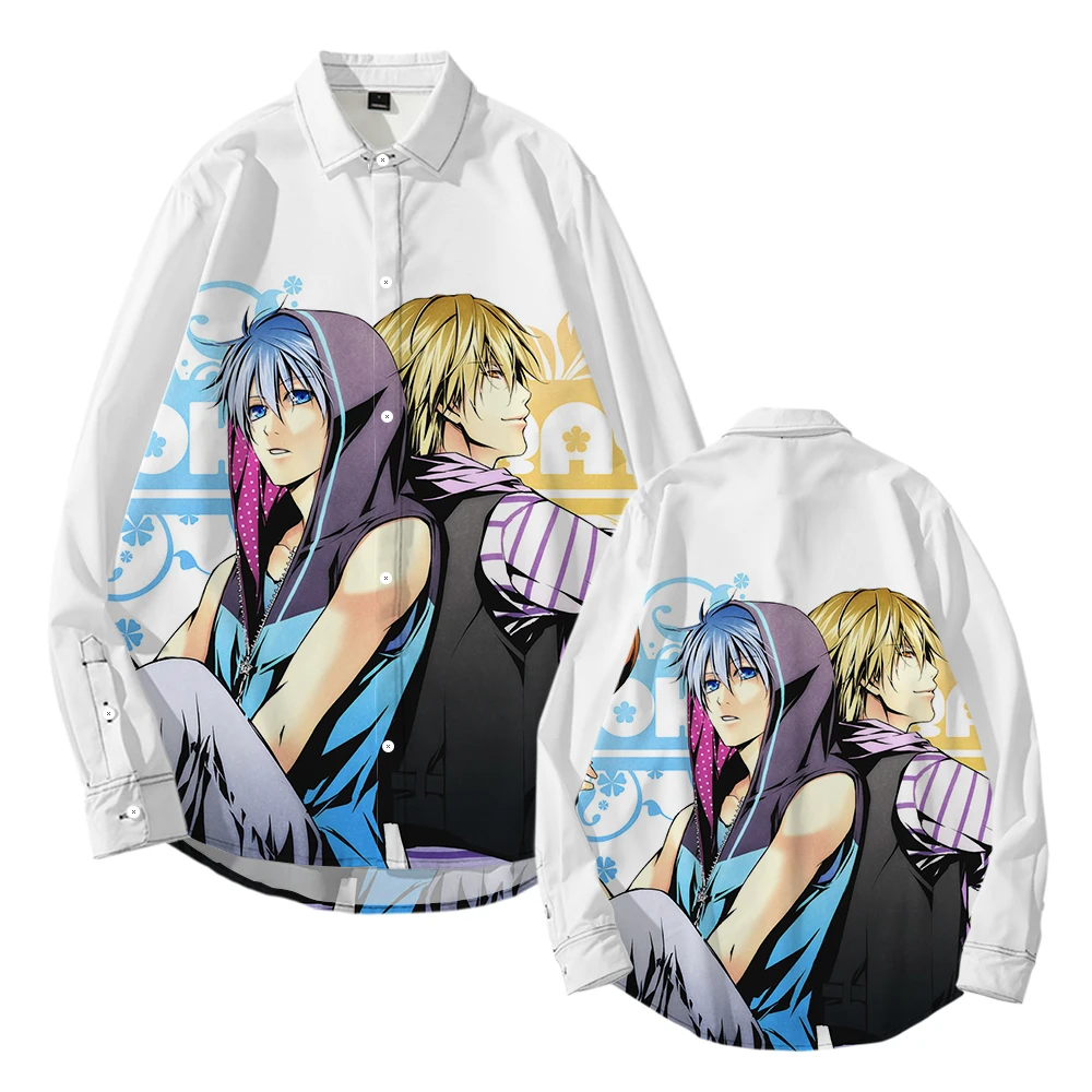 The Basketball Which Kuroko Plays Japanese Anime Long Sleeve Shirts 2022 Men's Clothes Harajuku Streetwear Casual Fashion Tops