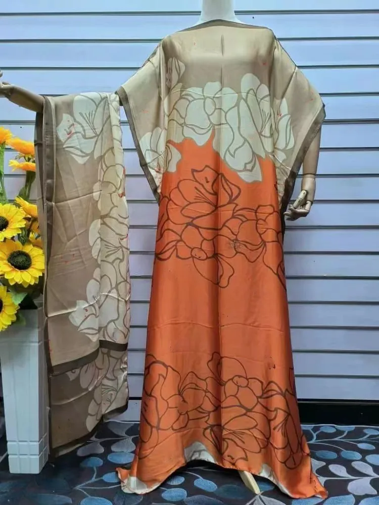 Vestido largo africano para mujer, ropa Abaya de moda musulmana, novedad de 2022