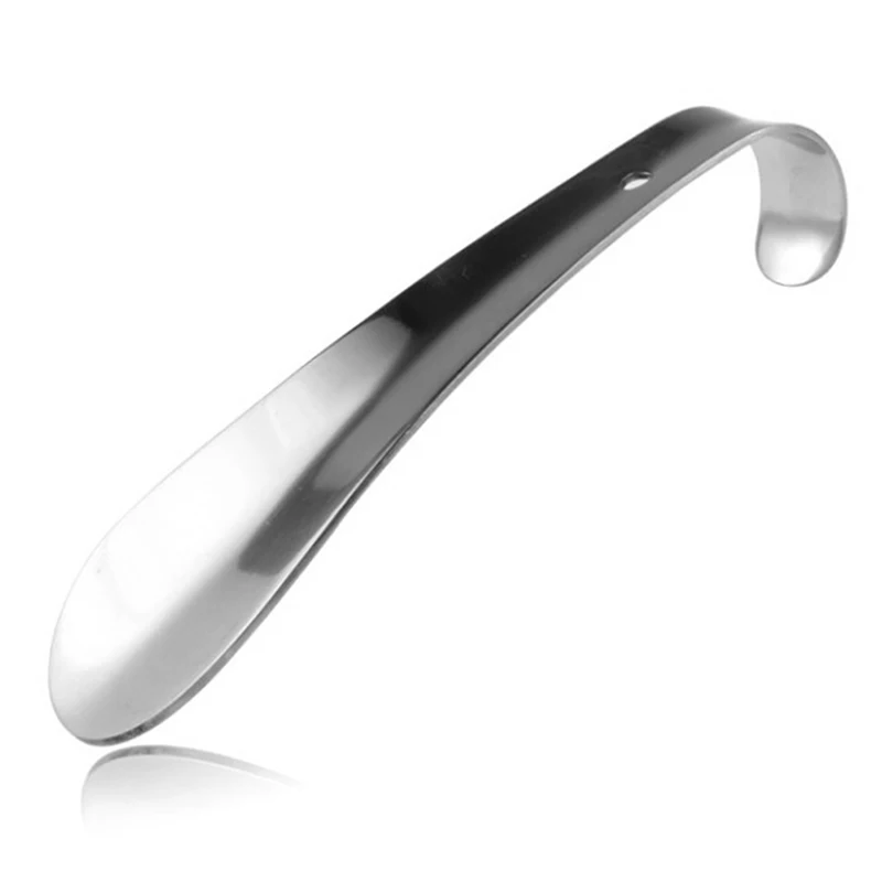 LumineArtworks-Cuillère Professionnelle en Acier Inoxydable, Corne à Chaussures en Métal, Outils de Levage, 14.5cm, 1Pc